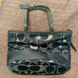 Coach signature tote